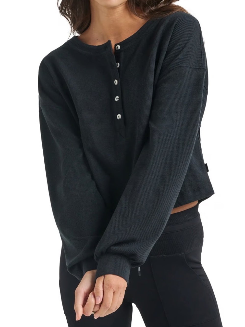 Travis Mathew - NWT -Casual Acquaintance Henley Women's Long Sleeve - Small